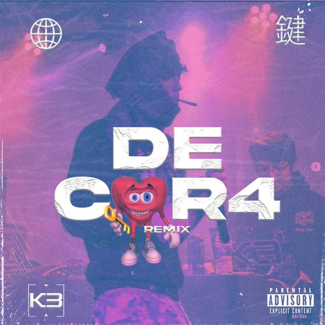 Portada del sencillo DE C♡R4 de Kyubid y KTR3.