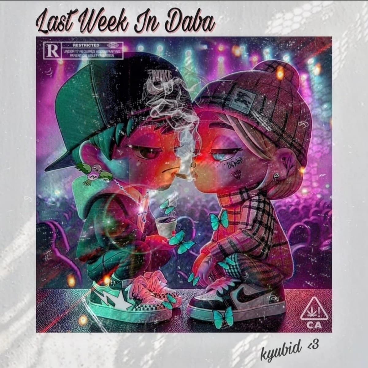 Portada del álbum Last Week In Daba de Kyubid y KTR3.